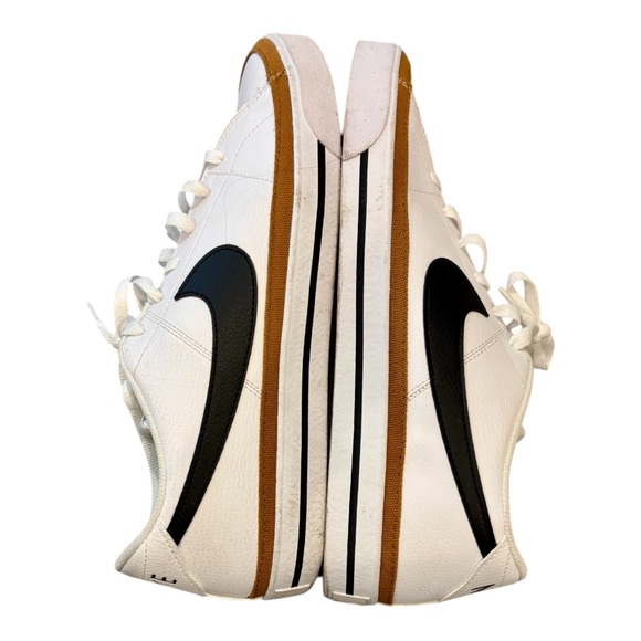 Nike Court Legacy NN White Black Desert Ochre Men Casual DH3162-100 Size 13 - Picture 5 of 11